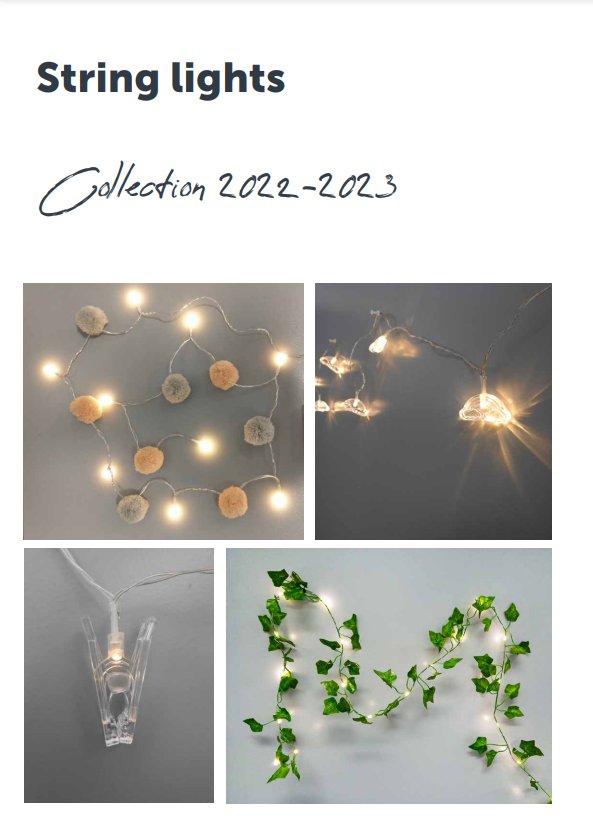 Catalog 2022 - 2023 String Lights